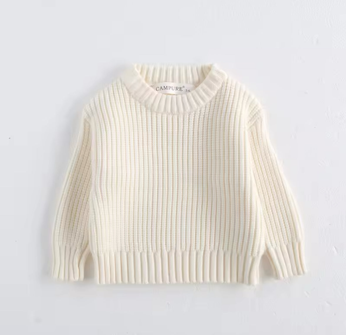 Cream Knitted Jumper