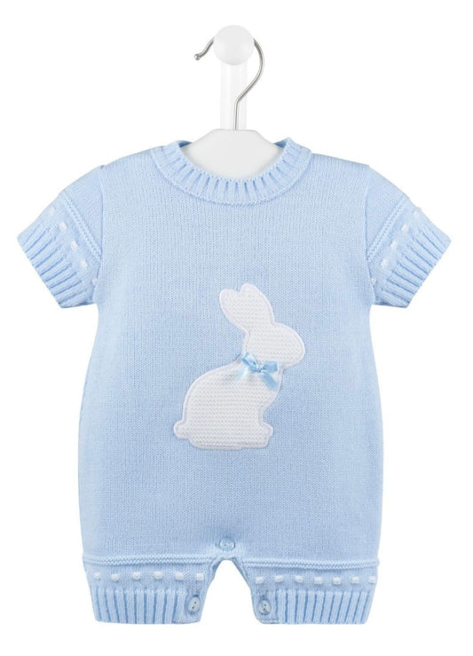 Baby Blue Bunny Romper