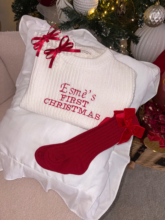 My First Christmas Romper