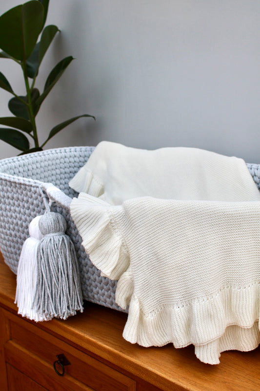 Ruffled Edge Blanket